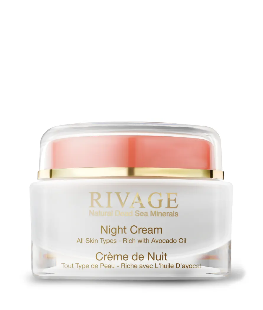 night_cream_with_avocado_oil_jar_50ml.webp RIVAGE Crème de nuit - Image 1