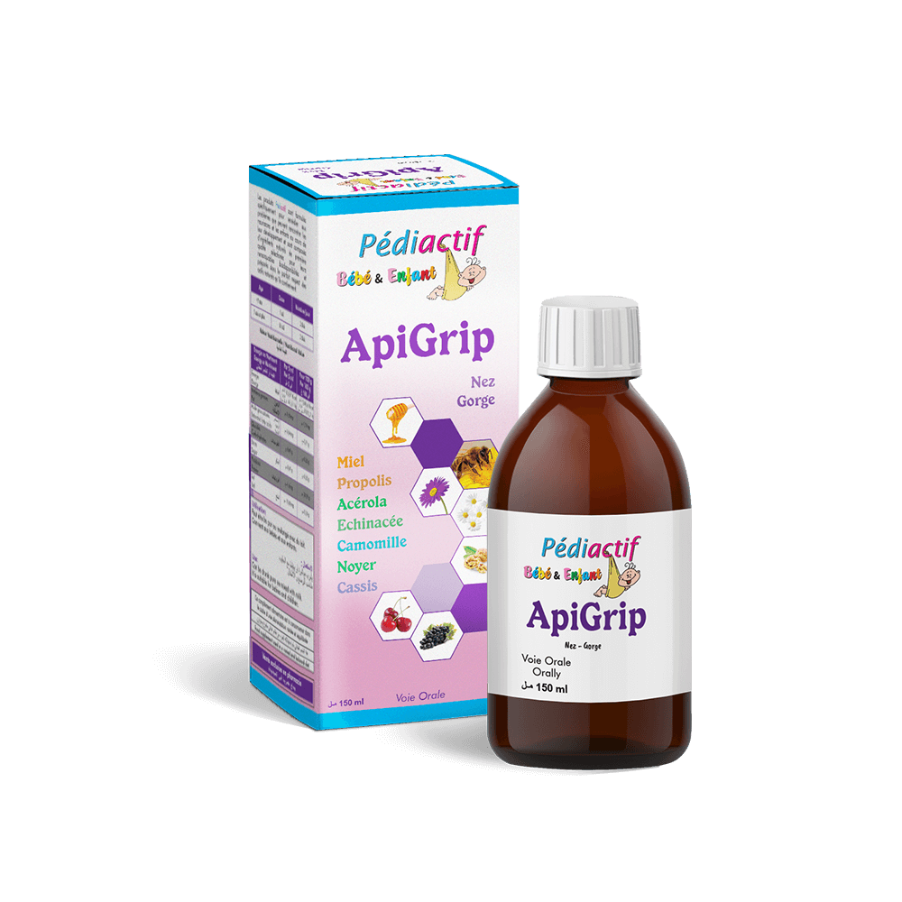 pediactif-apigrip.png APIGRIP nez gorge sirop 150 ml - Image 1